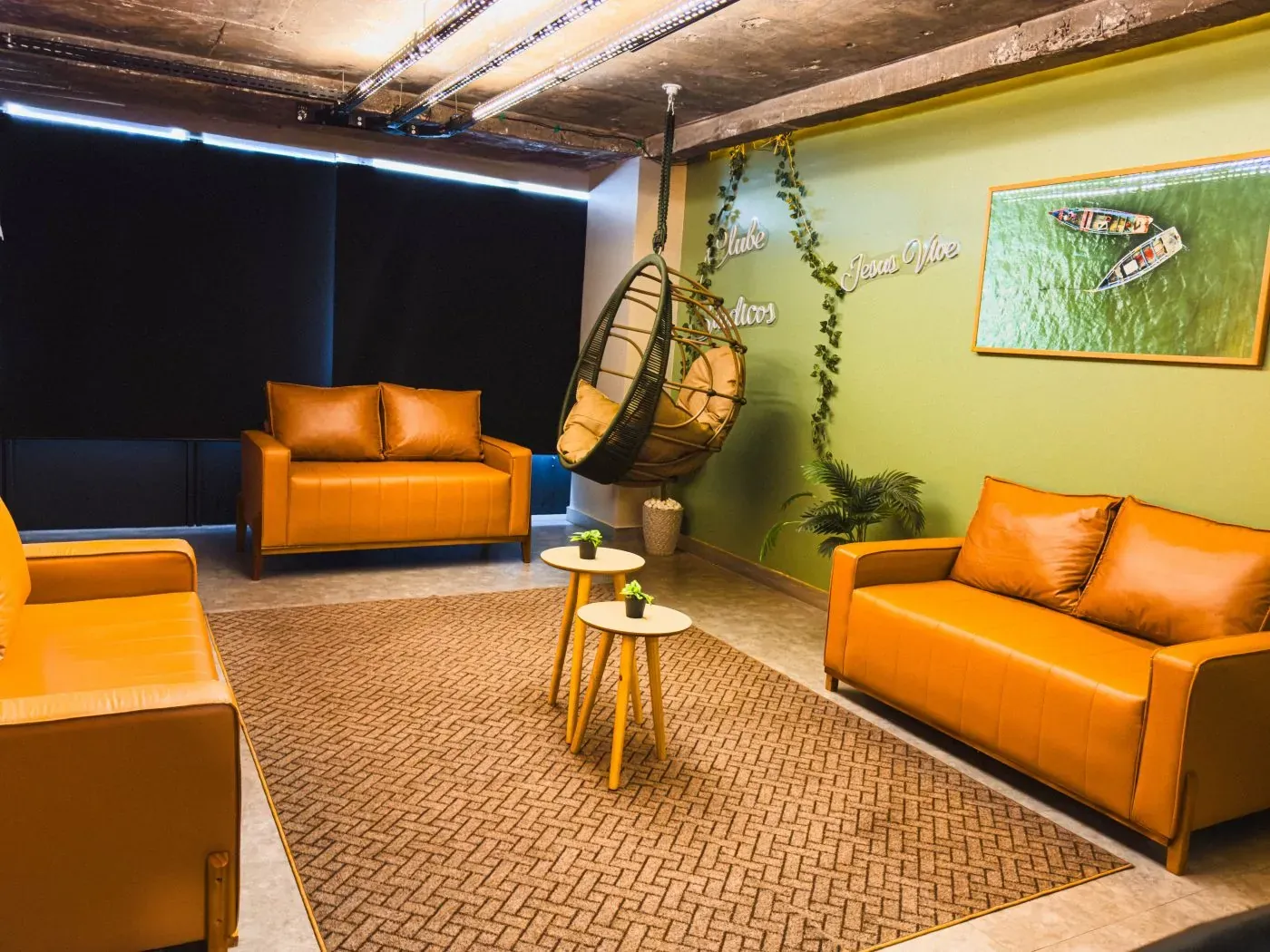 Lounge e espaço de convivência